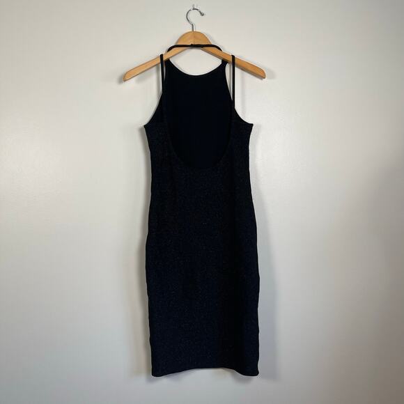 Zara • Glitter Midi Open Back Dress - Picture 4 of 6